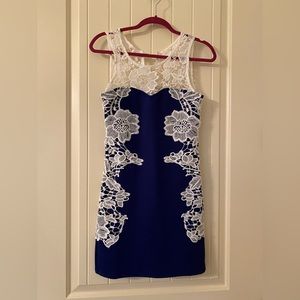 Venus bodycon dress with lace detail XS